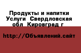 Продукты и напитки Услуги. Свердловская обл.,Кировград г.